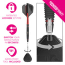 Target SCOPE 90% Tungsten swiss Point Steel Tip Darts - Model 04 - 23g