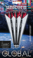 Unicorn Henry Coates TREBLE H Phase 2 Darts - Steel Tip 90% Tungsten - 22 Gram