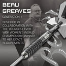 Target Beau Greaves G1 90% Tungsten SP Steel Tip Darts by Target - 25 Gram
