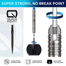 Harrows Flux Pro QP 90% Tungsten Steel Tip Darts - 22 Gram