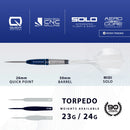 Harrows Geo Torpedo QP 90% Tungsten Steel Tip Darts - 24 Gram