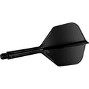 Target K-Flex Moulded Flight & Stem System - Black - Standard No.6