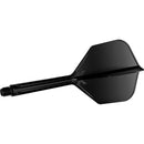 Target K-Flex Moulded Flight & Stem System - Black - Standard No.6