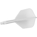 Target K-Flex Moulded Flight & Stem System - White - Standard No.6
