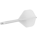 Target K-Flex Moulded Flight & Stem System - White - Standard No.2