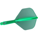Target K-Flex Moulded Flight & Stem System - Green - Standard No.2