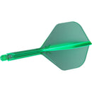 Target K-Flex Moulded Flight & Stem System - Green - Standard No.2