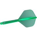 Target K-Flex Moulded Flight & Stem System - Green - Standard No.2