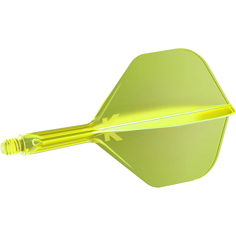 Target K-Flex Moulded Flight & Stem System - NEON YELLOW - Standard No.2