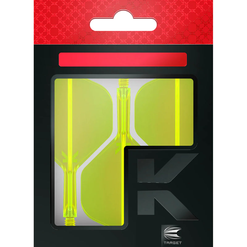 Target K-Flex Moulded Flight & Stem System - NEON YELLOW - Standard No.2