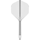 Target K-Flex Moulded Flight & Stem System - Clear - Standard No.2