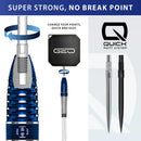 Harrows Geo Bomb QP 90% Tungsten Steel Tip Darts - 23 Gram