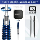 Harrows Geo Torpedo QP 90% Tungsten Steel Tip Darts - 24 Gram