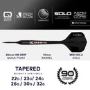 Harrows Ryan Searle GEO QP 90% Tungsten Steel Tip Darts - 22 Gram