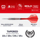 Harrows Damon Heta GEO QP 90% Tungsten Steel Tip Darts - 25 Gram