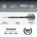 Harrows NX Luxe Tapered QP 90% Tungsten Steel Tip Darts - 24 Gram