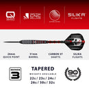 Harrows Ryan Searle Series 3 QP 90% Tungsten Steel Tip Darts - 32 Gram