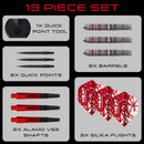 Harrows Damon Heta Series 4 90% Tungsten QP Steel Tip Darts - 24 Gram