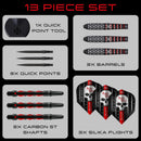 Harrows Ryan Searle Series 3 QP 90% Tungsten Steel Tip Darts - 32 Gram