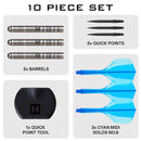 Harrows Flux Pro QP 90% Tungsten Steel Tip Darts - 22 Gram