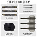Harrows NX Luxe Tapered QP 90% Tungsten Steel Tip Darts - 24 Gram
