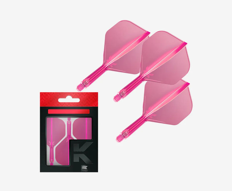 Target K-Flex Moulded Flight & Stem System - NEON PINK - Standard No.2