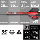 Target Nathan Aspinall G2 95% Tungsten Swiss Point Darts Set - 22 Gram