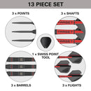 Target SCOPE 90% Tungsten swiss Point Steel Tip Darts - Model 02 - 24g
