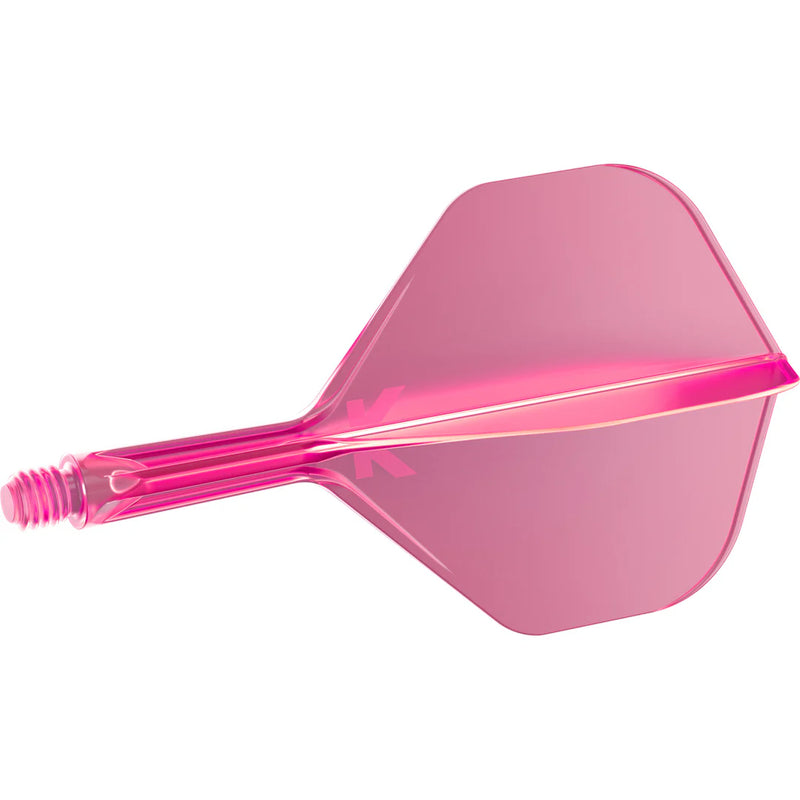 Target K-Flex Moulded Flight & Stem System - NEON PINK - Standard No.2