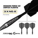 Mission Quantum R2.5 95% Tungsten Steel Tip Darts - 23 Gram
