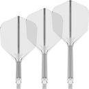 Target K-Flex Moulded Flight & Stem System - Clear - Standard No.6