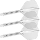 Target K-Flex Moulded Flight & Stem System - Clear - Standard No.6
