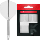 Target K-Flex Moulded Flight & Stem System - Clear - Standard No.6