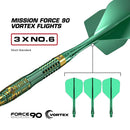 Mission Devon Peterson R2.5 95% Tungsten Steel Tip Darts - 24 Gram