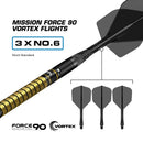 Mission Jake Kenyon Collab R2.5 95% Tungsten Steel Tip Darts - 24 Gram