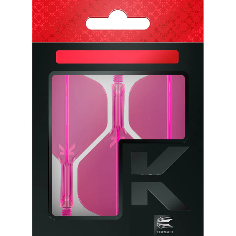 Target K-Flex Moulded Flight & Stem System - NEON PINK - Standard No.2