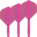Target K-Flex Moulded Flight & Stem System - NEON PINK - Standard No.2