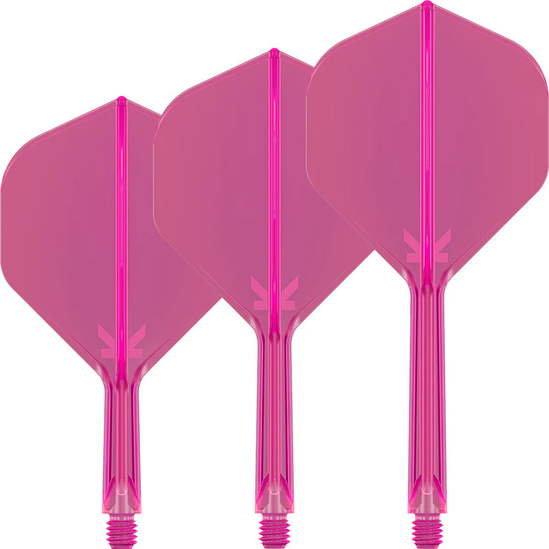 Target K-Flex Moulded Flight & Stem System - NEON PINK - Standard No.2