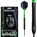 Unicorn Gary Anderson Phase 6 Wraith Darts - Steel Tip 90% Tungsten - 25 Gram