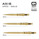 Harrows Axis Quick Points Dart Points - Apex