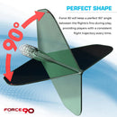 Mission Force 90 Moulded Flight & Stem System - Standard No.2 - Green Transparent
