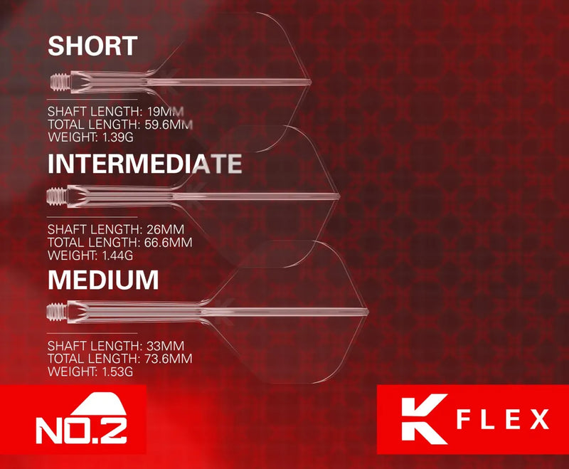 Target K-Flex Moulded Flight & Stem System - Luke Littler - Standard No.2