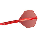 Target K-Flex Moulded Flight & Stem System - Red - Standard No.2
