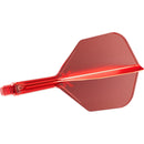 Target K-Flex Moulded Flight & Stem System - Red - Standard No.6