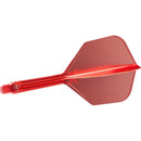 Target K-Flex Moulded Flight & Stem System - Red - Standard No.6