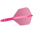 Target K-Flex Moulded Flight & Stem System - NEON PINK - Standard No.6