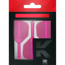 Target K-Flex Moulded Flight & Stem System - NEON PINK - Standard No.6