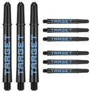 Copy of Target Pro Grip TAG Dart Stems - Black & Blue  - Pack of 3 Sets (9 Stems)