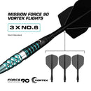 Mission Neptune R2.5 95% Tungsten Steel Tip Darts - 23 Gram