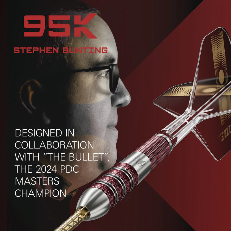 Target Stephen Bunting 95k Tungsten Swiss Point Darts Set - 22 Gram